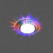 CD4037 GX53 прозрачный+20LED RGB