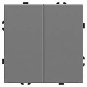 Выключатель 2 кл. (механизм) 10А платиново-серый