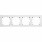 Рамка на 4 поста / WL04-Frame-04 белый