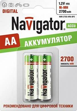 Аккумулятор NHR-2700-HR6-BP2 Navigator