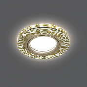 BL064 Gu5.3 LED 2700K золотой узор/золото