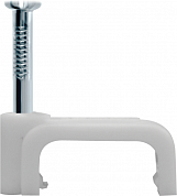 Скоба 5мм плоская пластиковая (50шт) NCR-05-50