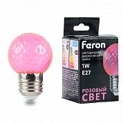 LB-385-1W-G45-Е27 розовый